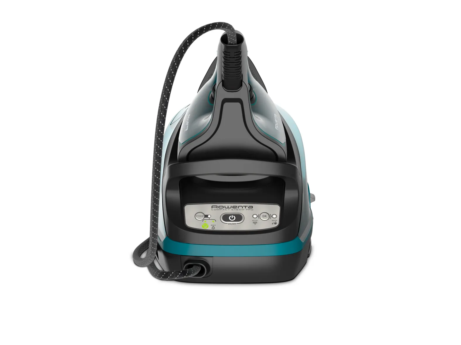 Rowenta Compact Steam Pro DG7623 - steam ironing station, Black, Blue