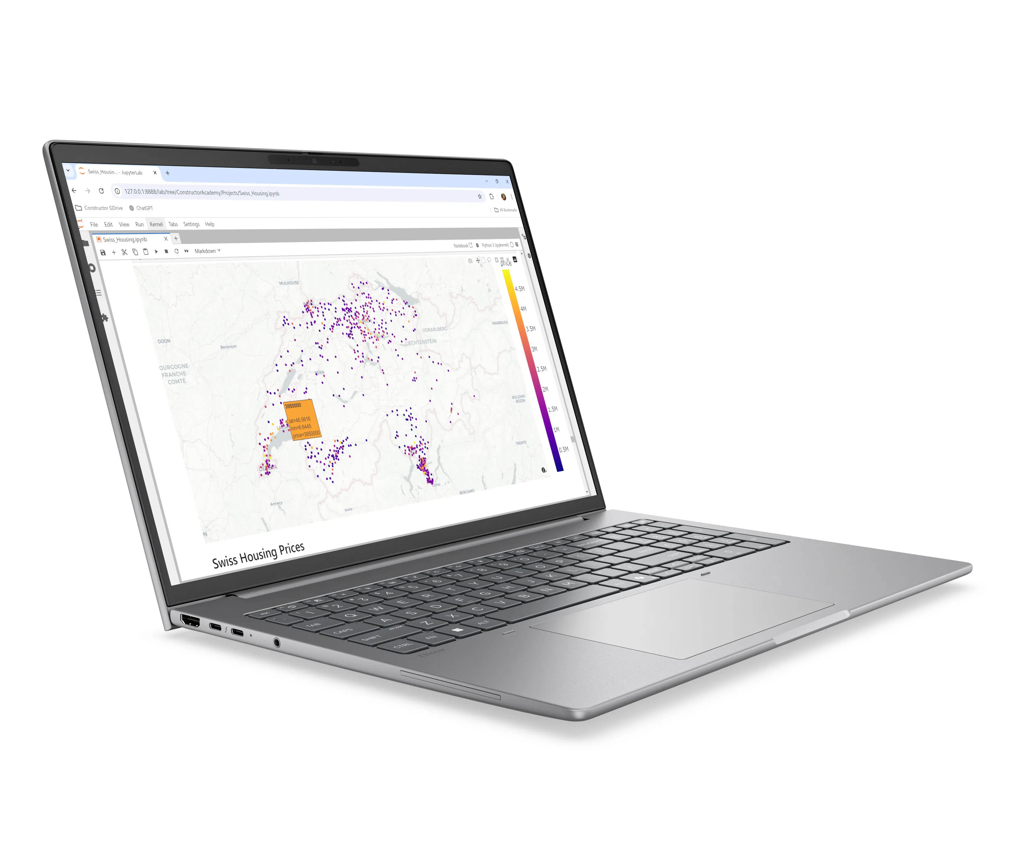 HP ZBook 8 G2a 16" Ryzen AI 9 HX PRO 470, 64 Gt, 1 Tt, Radeon, Win 11 Pro -kannettava, meteorinhopea