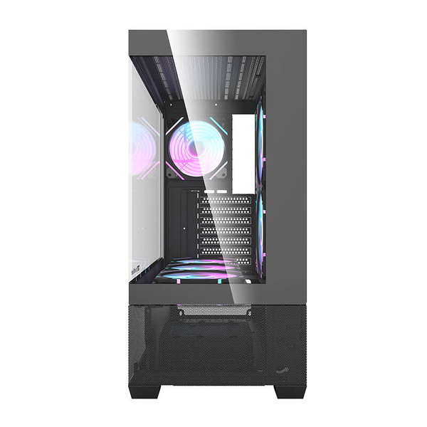 DARKFLASH DS900 Air Midi-Tower Case with window and RGB lighting, Black
