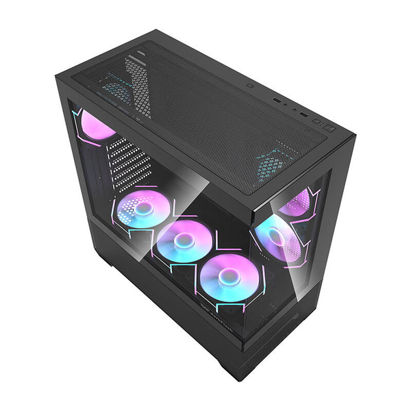 DARKFLASH DS900 Air Midi-Tower Case with window and RGB lighting, Black