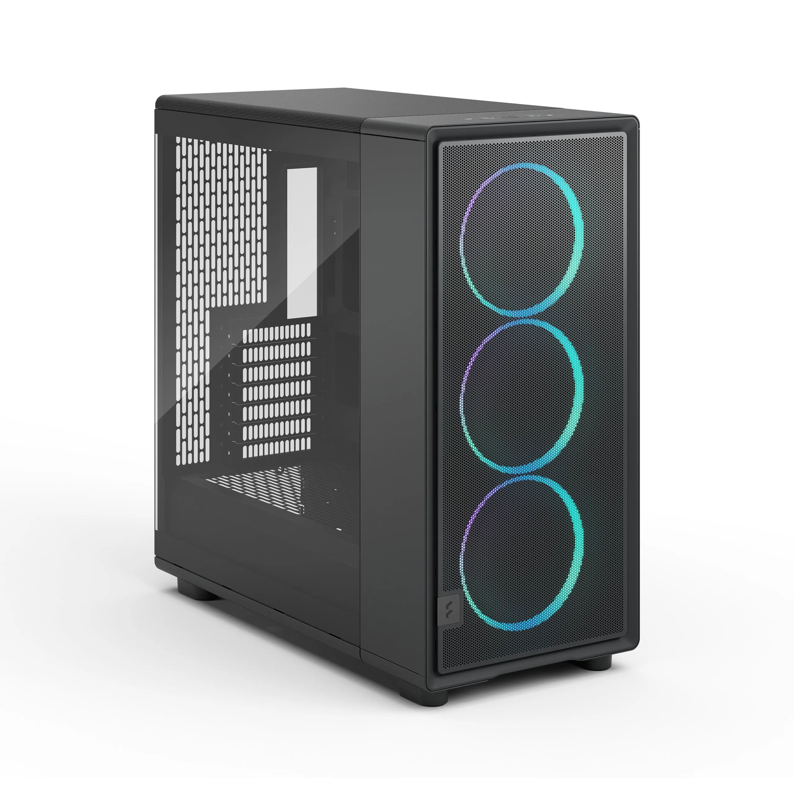 Fractal Design Epoch XL Full-Tower Case with RGB lighting and light tinted window, Black