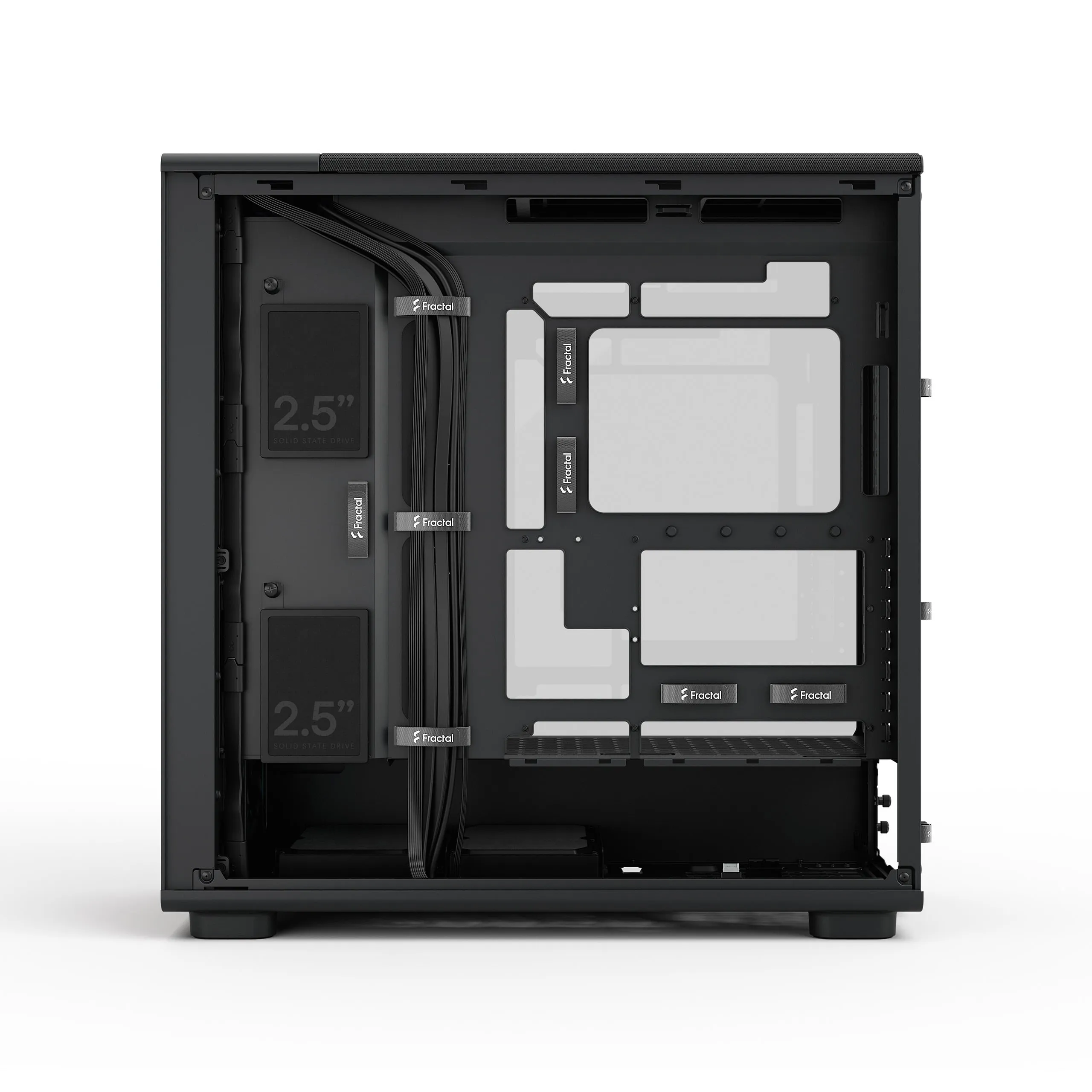 Fractal Design Epoch XL Full-Tower Case with RGB lighting and light tinted window, Black