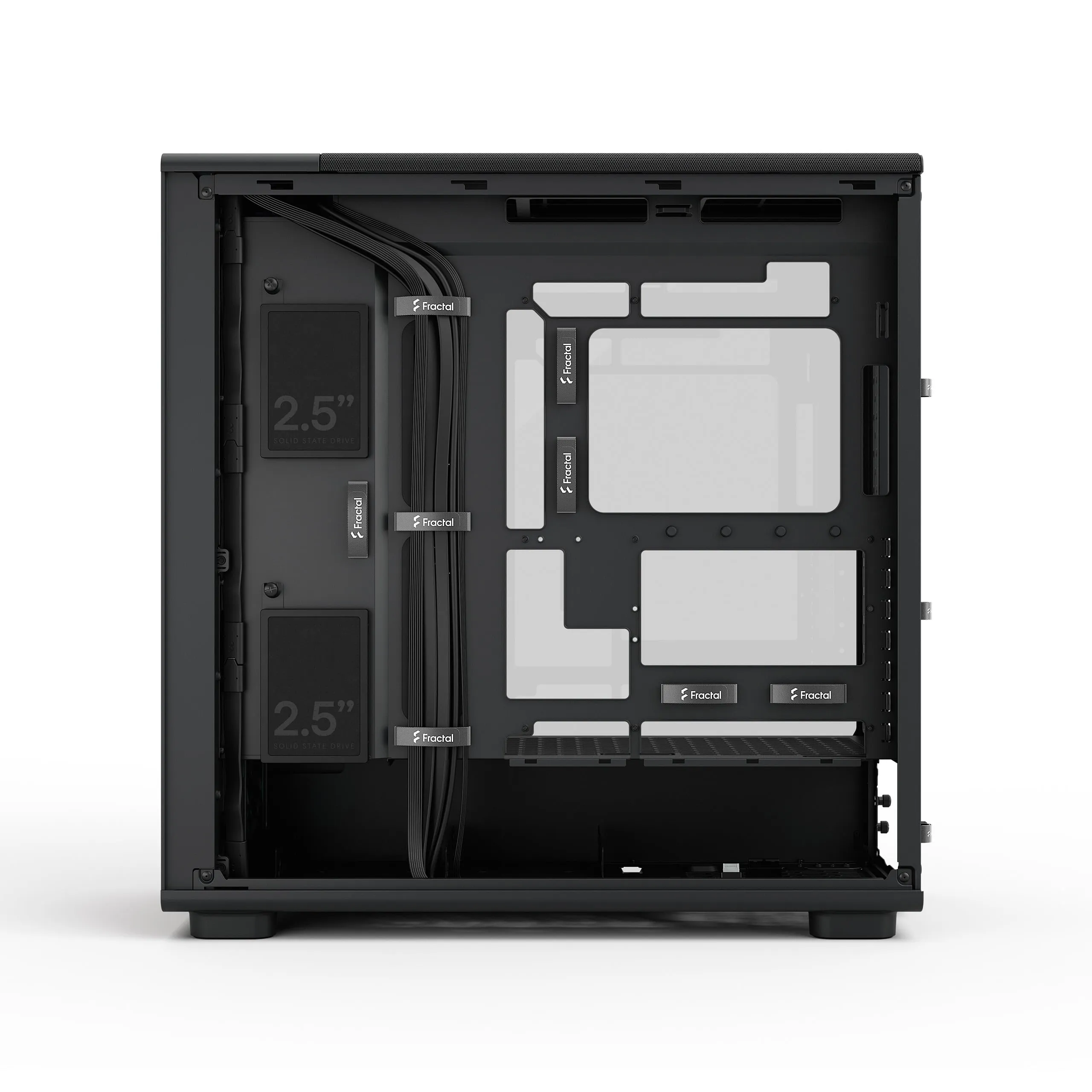 Fractal Design Epoch XL Full-Tower Case with RGB lighting and light tinted window, Black