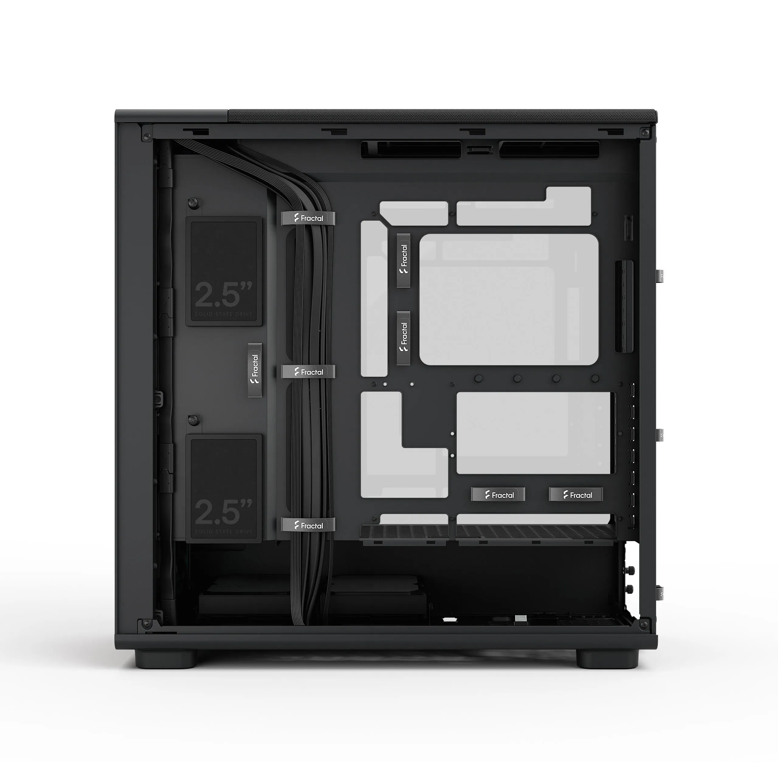 Fractal Design Epoch XL Full-Tower Case with RGB lighting and light tinted window, Black