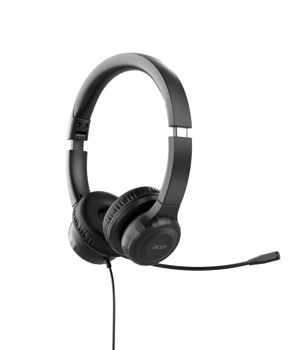 Acer GP.HDS11.02D Headset, Black