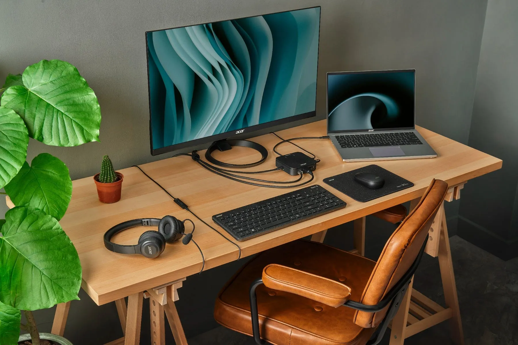 Acer GP.HDS11.02D Headset, Black