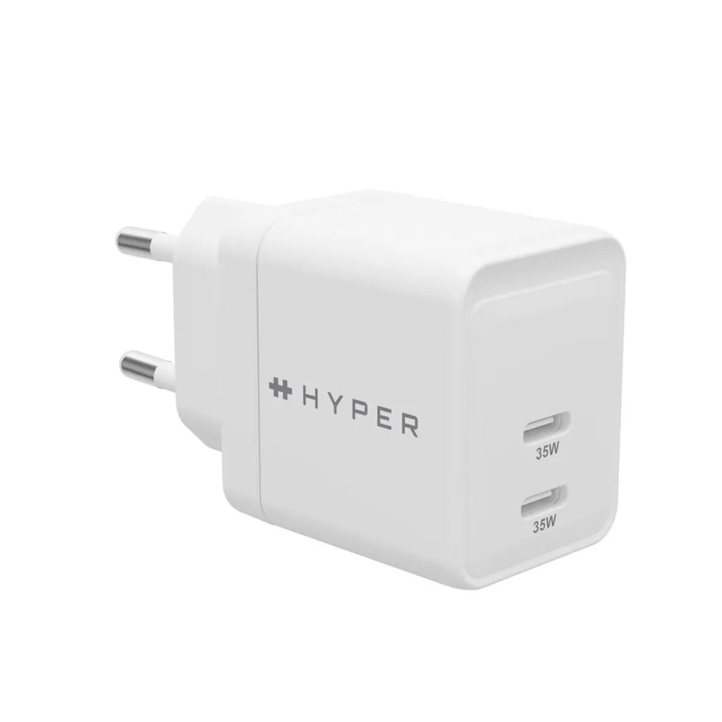 Hyper HyperJuice 35W USB-C GaN - USB laddare, vit
