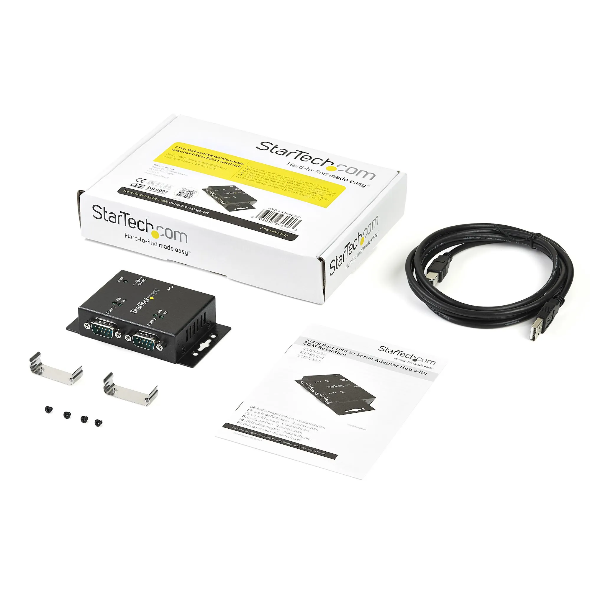 2X USB TO SERIAL ADAPTER HUB