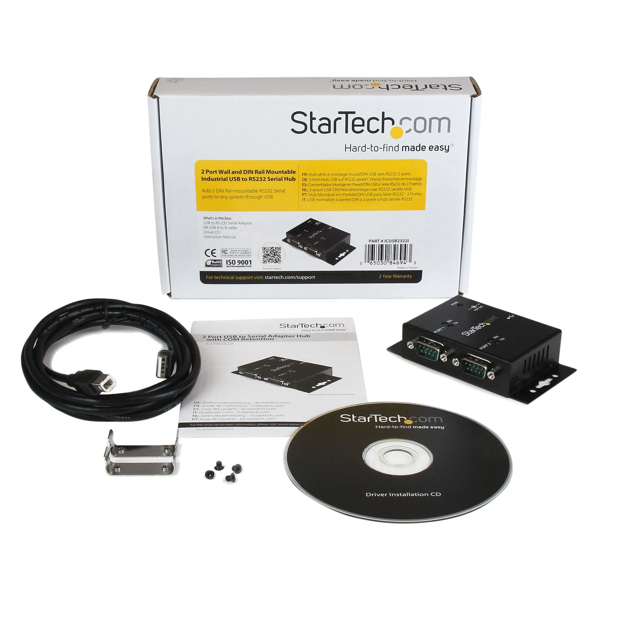 2X USB TO SERIAL ADAPTER HUB
