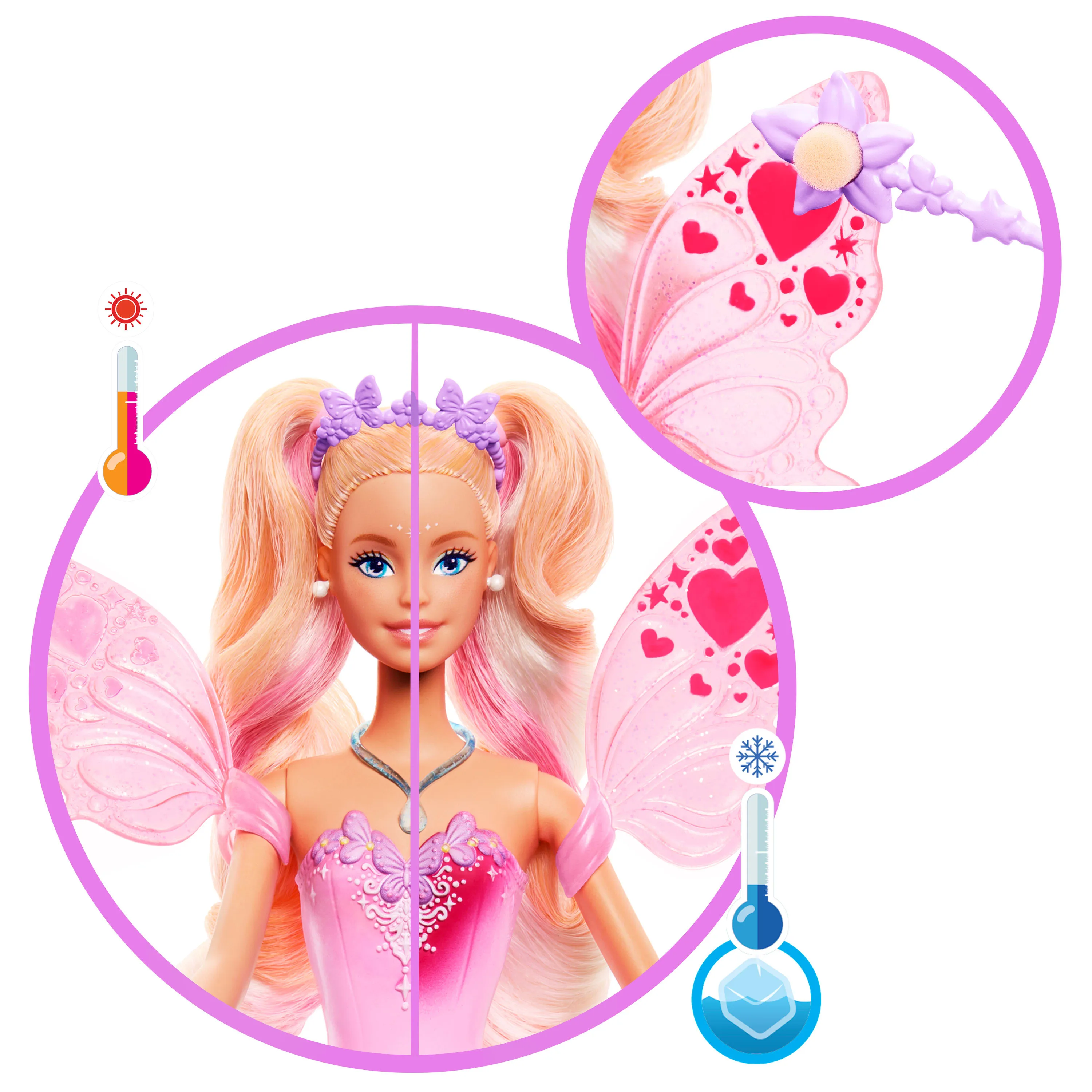 Barbie Barbie Fairy with Color Change Effect, Doll