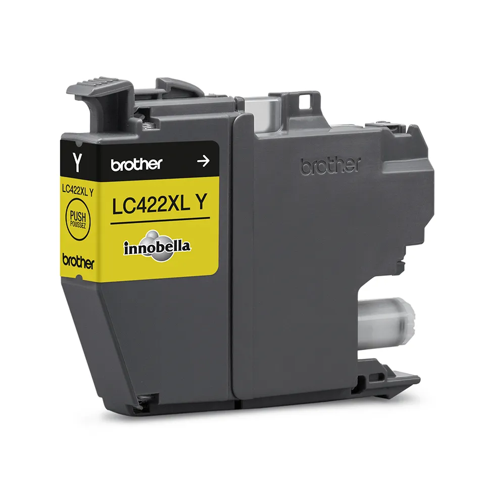 Brother  LC422XLY -mustekasetti, Keltainen