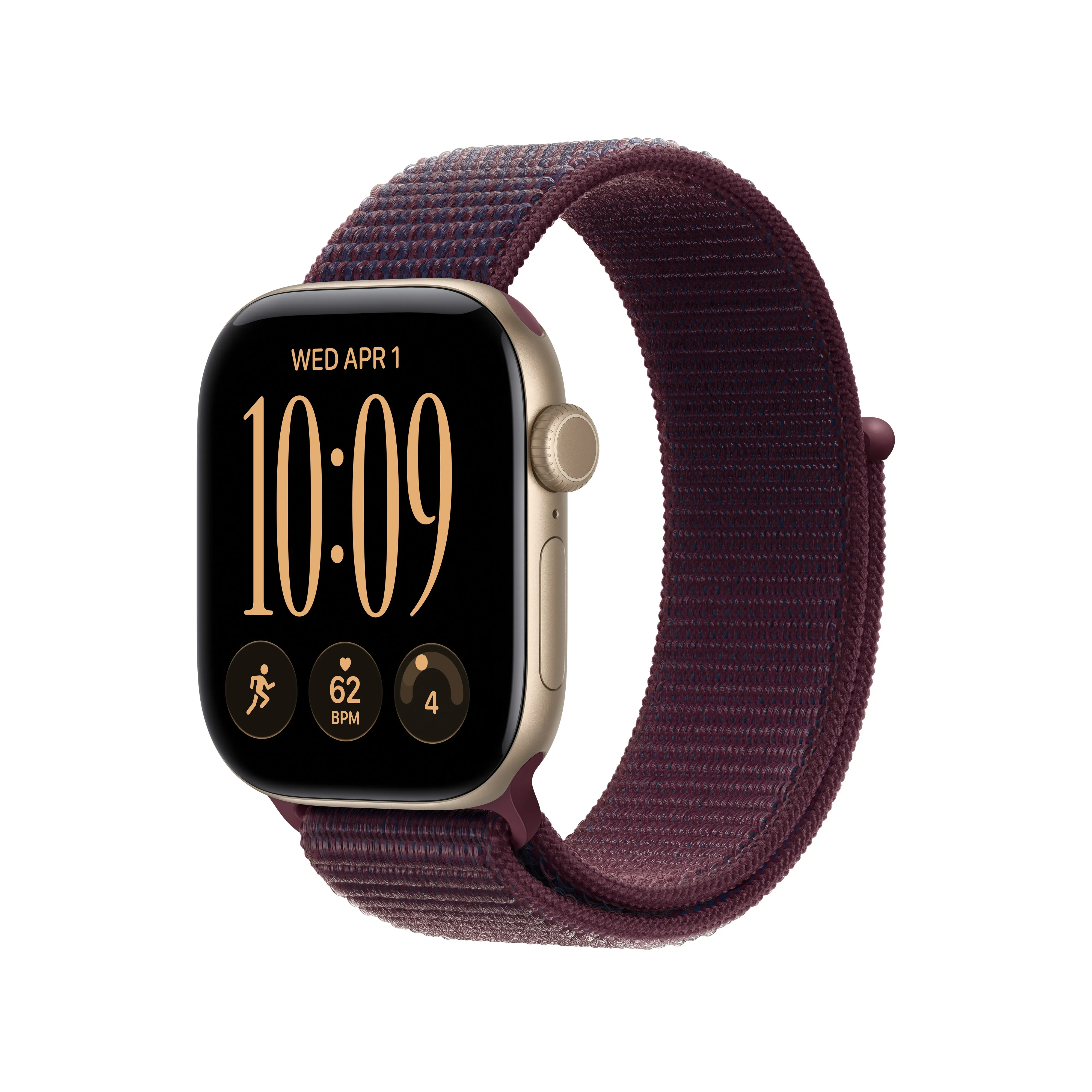 Apple Watch 42 mm -Sport Loop -ranneke, viininpunainen