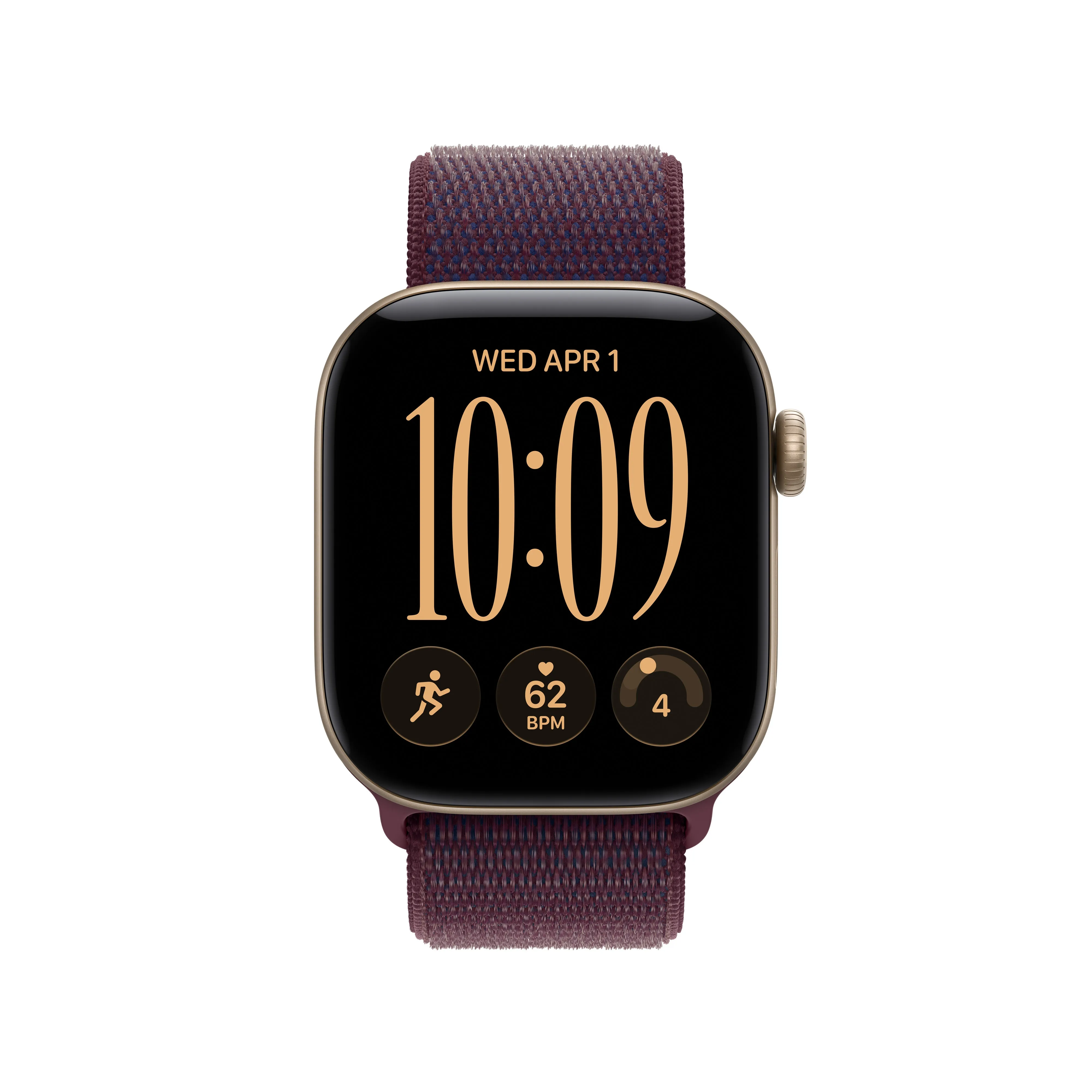 Apple Watch 42 mm -Sport Loop -ranneke, viininpunainen