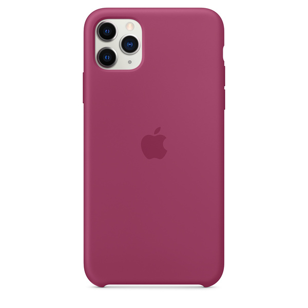 Apple iPhone 11 Pro - silikonskal, Granat&auml;pple