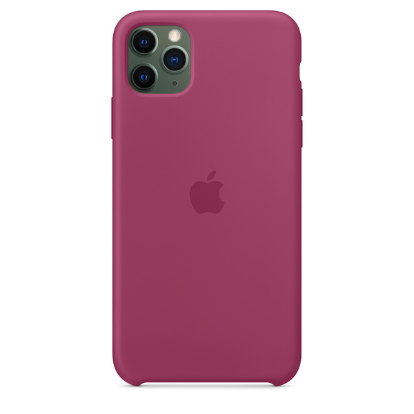 Apple iPhone 11 Pro - silikonskal, Granat&auml;pple
