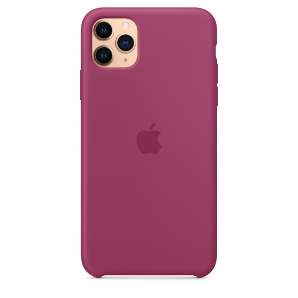 Apple iPhone 11 Pro - silikonskal, Granat&auml;pple