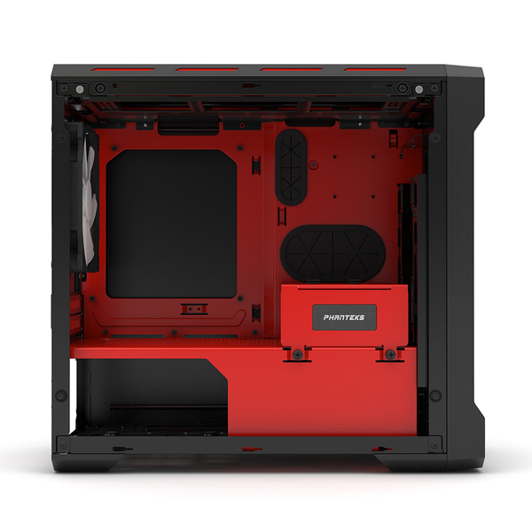 Phanteks Enthoo Evolv iTX Tempered Glass. RGB LED Black/Red
