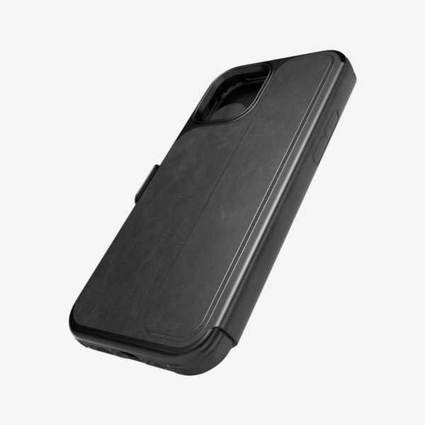 TECH21 Evo Wallet iPhone 12 mini Black - pl&aring;nboksfodral, Svart