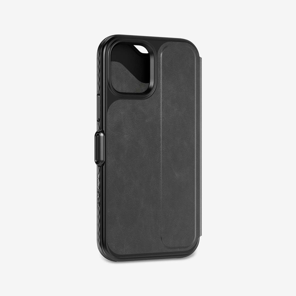 TECH21 Evo Wallet iPhone 12 mini Black -suojakotelo, Musta