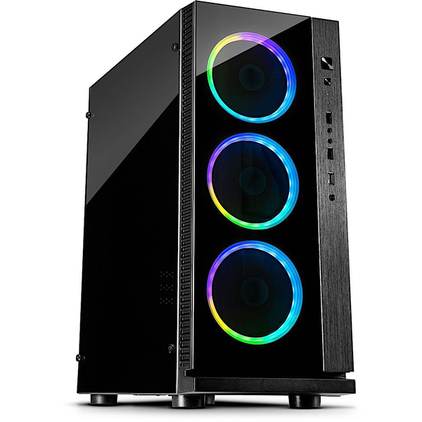 Inter-Tech Case ATX Midi W-III RGB &ndash; pure extravagance