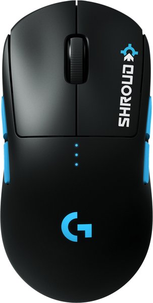 Logitech G Pro SHROUD - wireless gaming mouse, Black/Blue