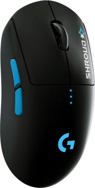 Logitech G Pro SHROUD -langaton pelihiiri, Musta/Sininen