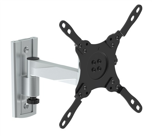 EPZI TV/näyttö seinäkiinnike, 13-42", 2-nivel, VESA 200, hop/musta EPZI TV/näyttö seinäkiinnike, 13-42", 2-nivel, VESA 200, hop/musta