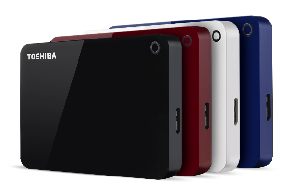 Toshiba Canvio Advance 1 Tt -ulkoinen kovalevy, Musta