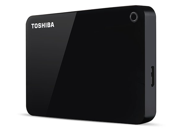 Toshiba Canvio Advance 1 Tt -ulkoinen kovalevy, Musta