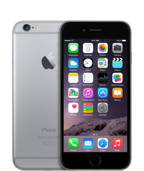 iPhone 6 64Gt T&auml;htiharmaa