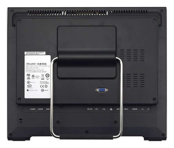 Shuttle X50 v6U3 Barebone AIO 15,6" touch, Intel i3 7100U, svart