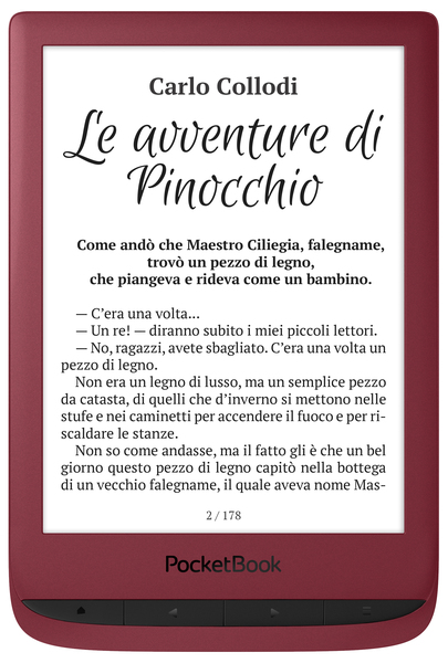 PocketBook Touch Lux 5 - Ruby Red