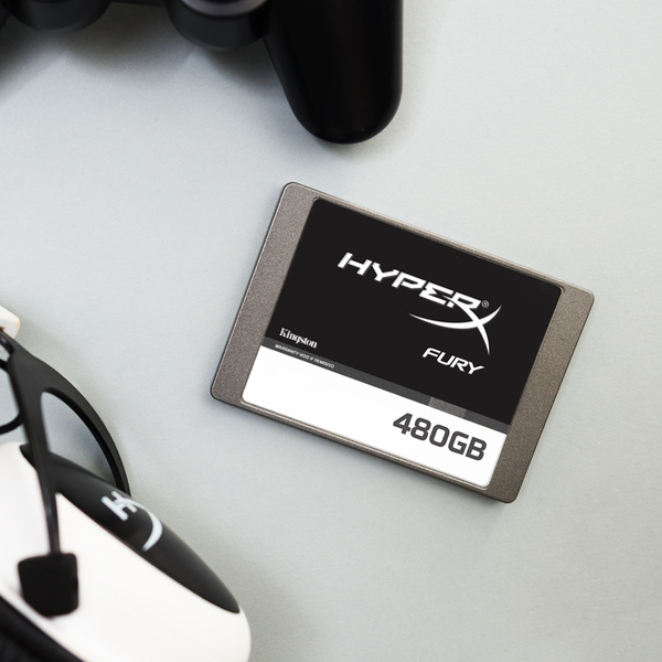 KINGSTON 480GB HyperX FURY SSD SATA3 6Gb/s 2.5in 7mm height w/Adapter