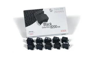 GENUINE XEROX 10 BLACK COLORSTIX 8200 INK STICKS