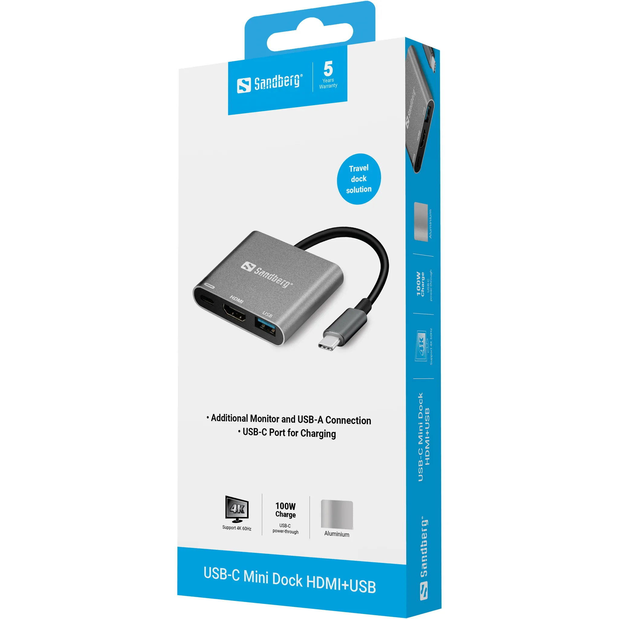 Sandberg USB-C Mini Dock HDMI+USB
