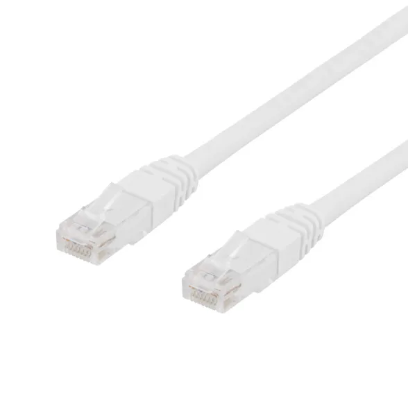 Deltaco CAT6 U/UTP - network cable, white, 10m