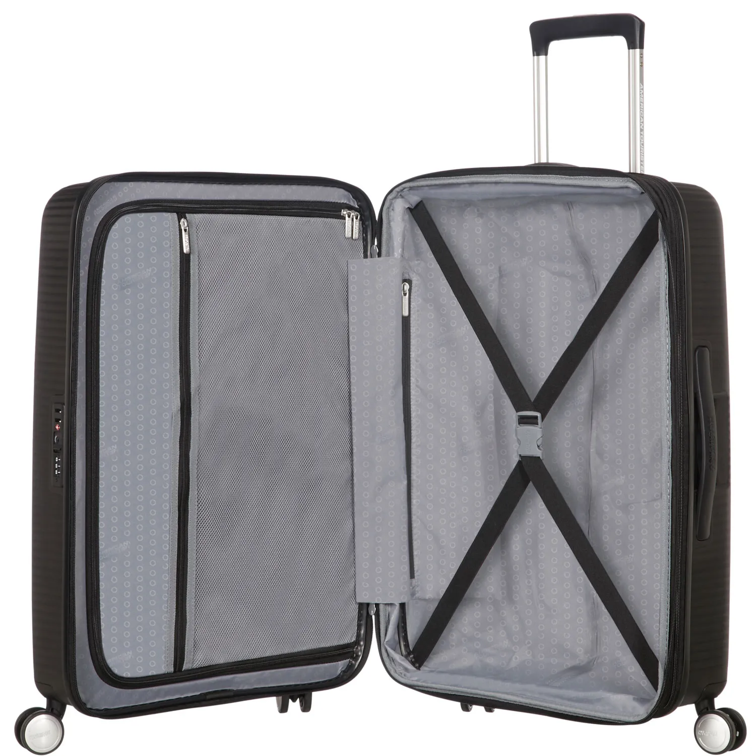 American Tourister Soundbox Sp 67cm - suitcase, black