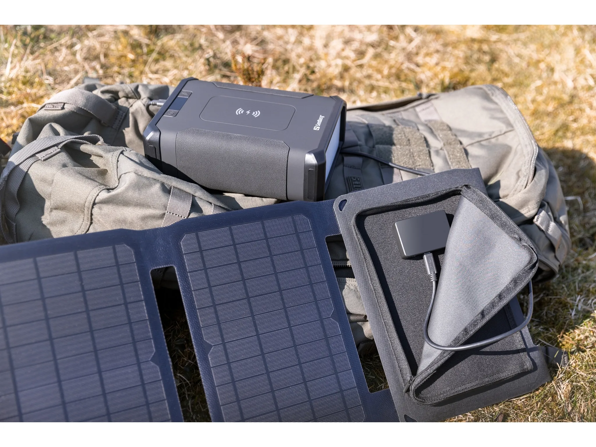 Sandberg Solar Charger 40W  - solar panel, Black