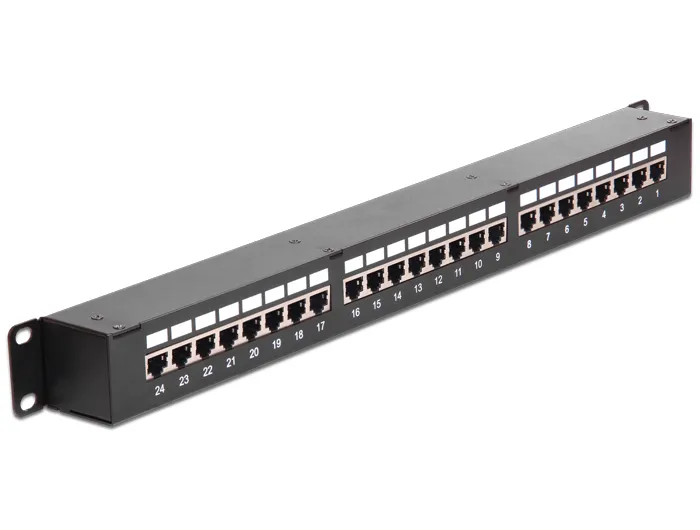 Delock 19? Coupler Patch Panel 24 Port Cat.6