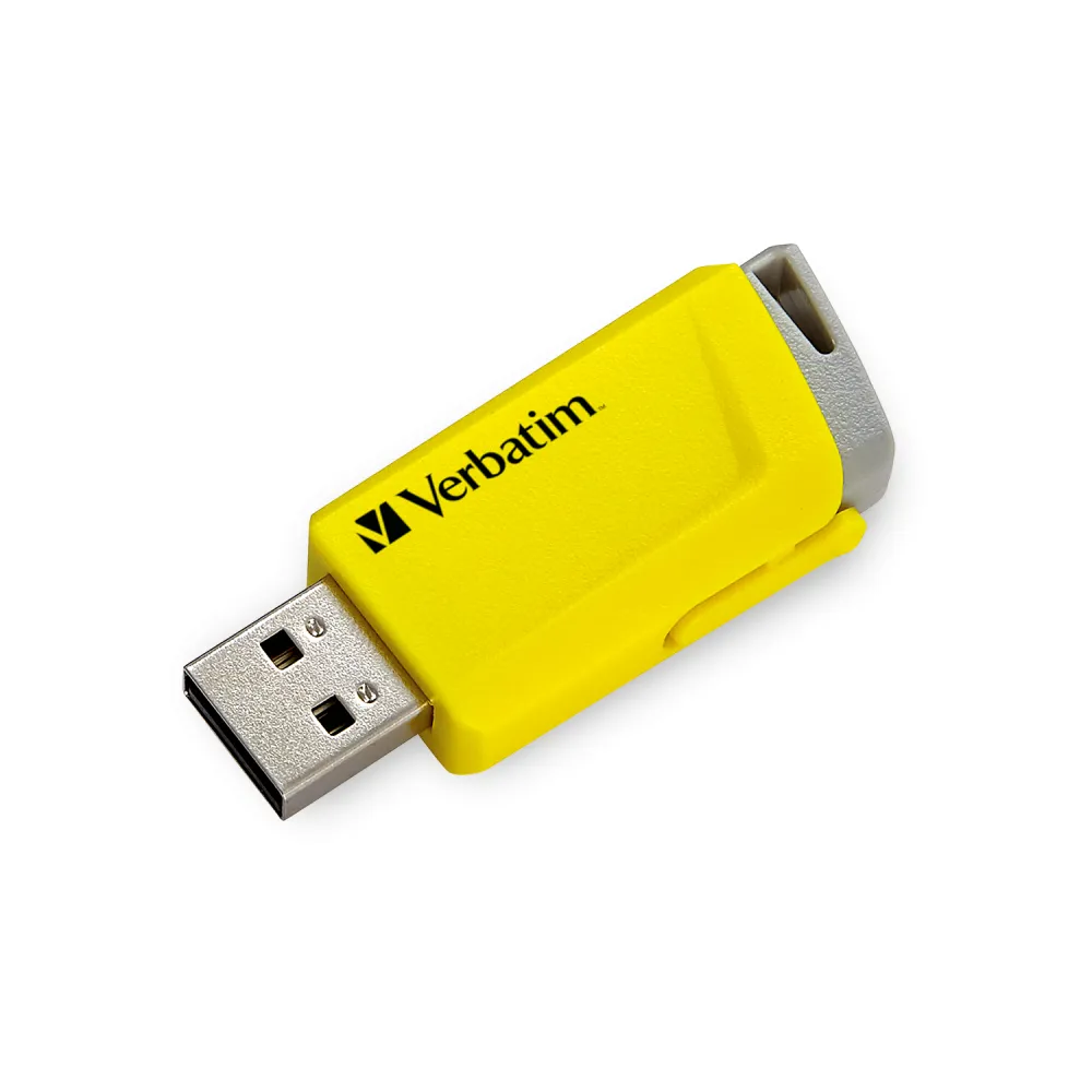 Verbatim 16 Gt Store 'n' Click USB 3.2 Gen 1x1 -muistitikku, Sininen/Punainen/Keltainen (3kpl)