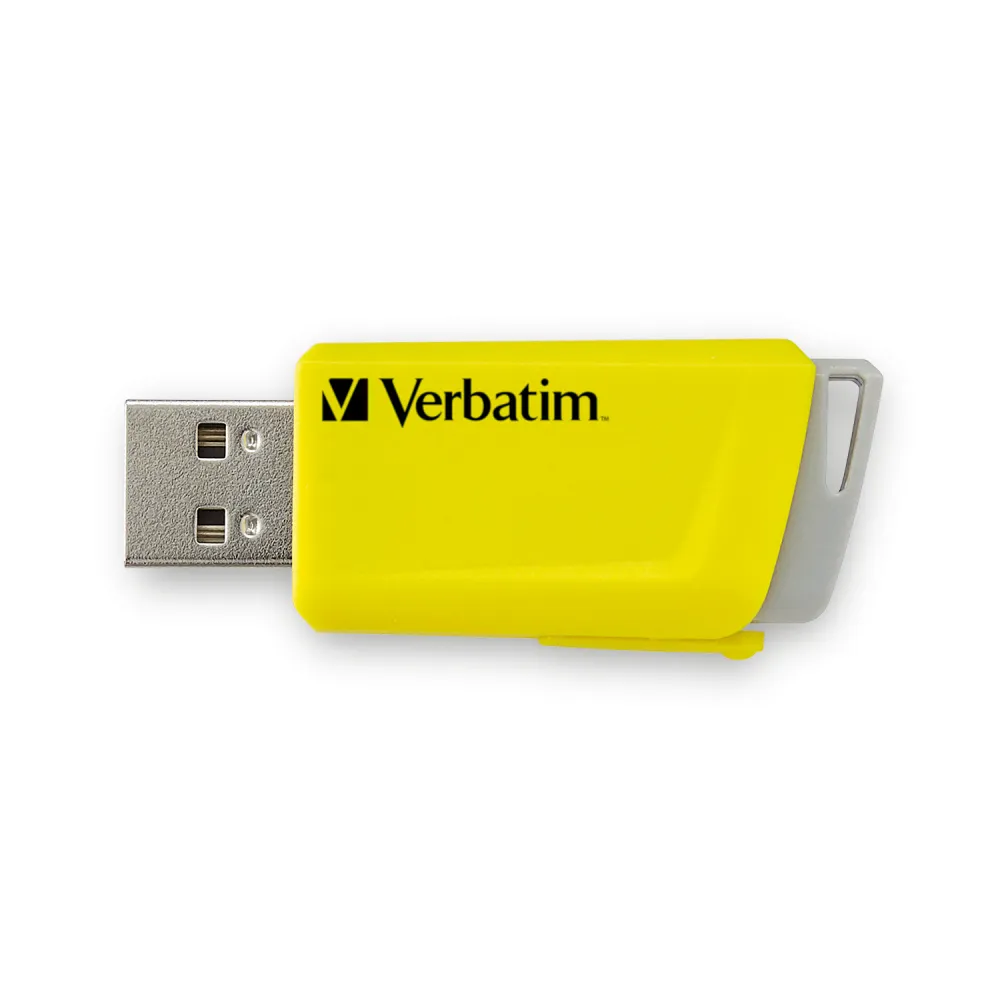 Verbatim 16 Gt Store 'n' Click USB 3.2 Gen 1x1 -muistitikku, Sininen/Punainen/Keltainen (3kpl)