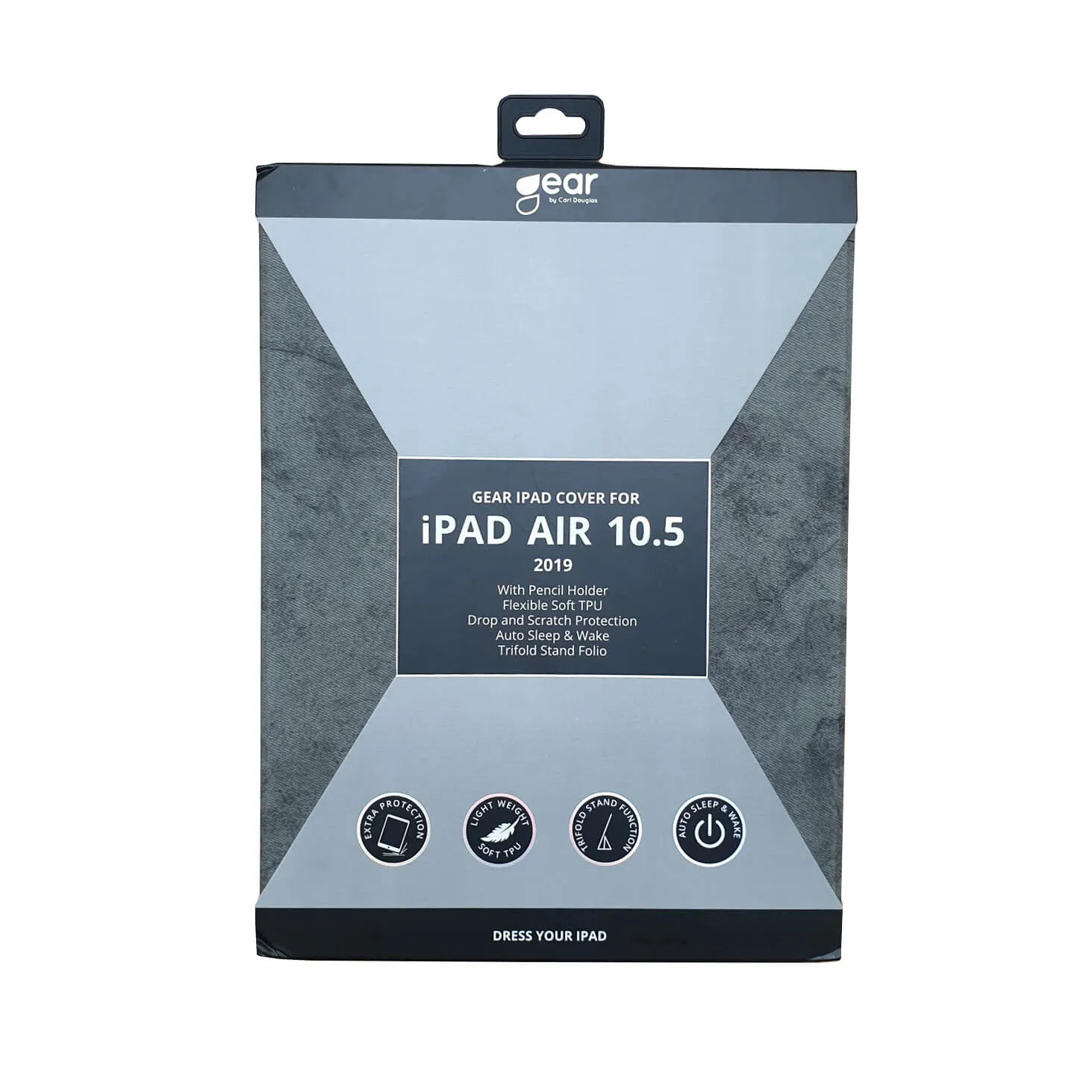 GEAR TabletCover, iPad Air 10.5"  - Protective Case, Grey