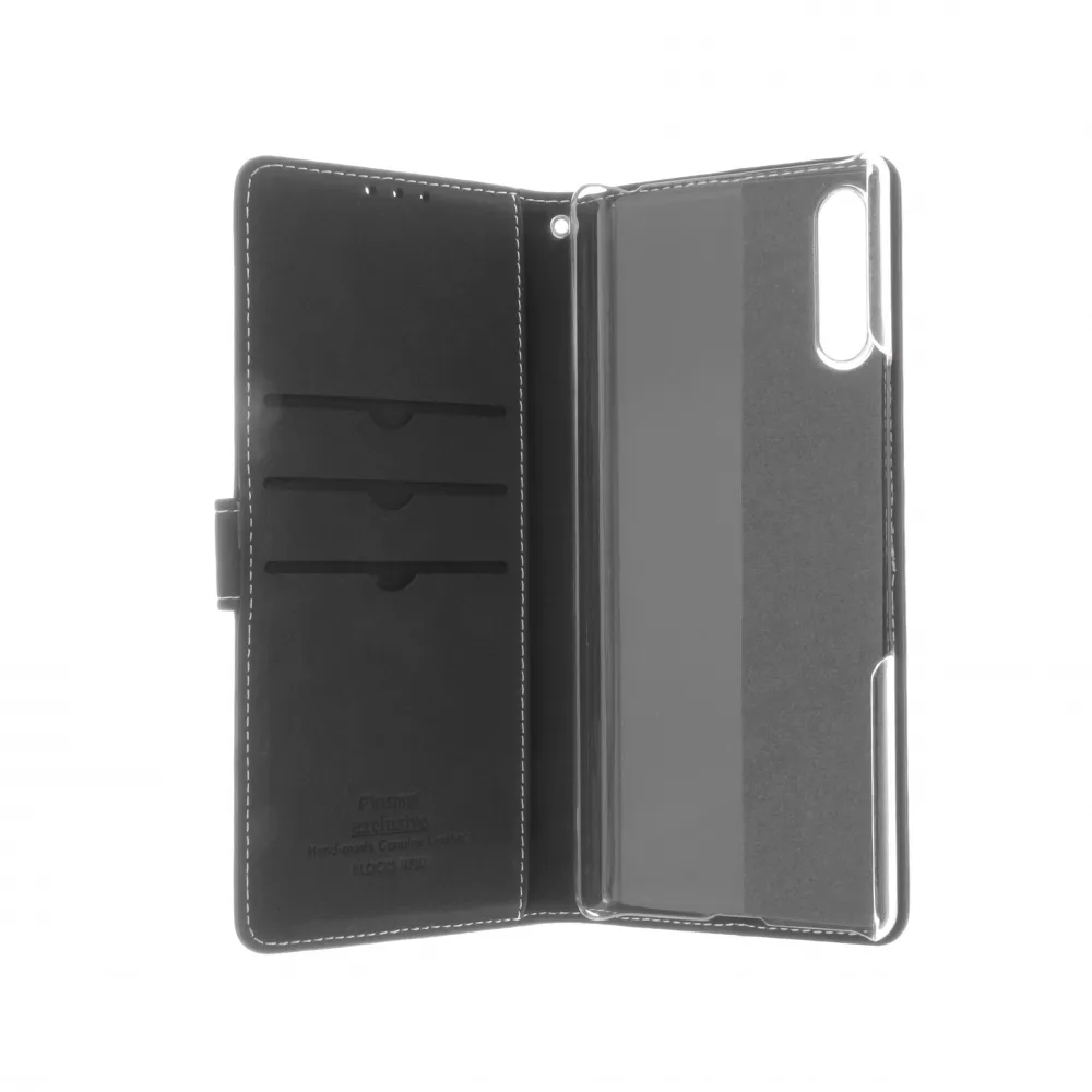 Insmat Flip Case, Xperia 10 II -lompakkokotelo, Musta