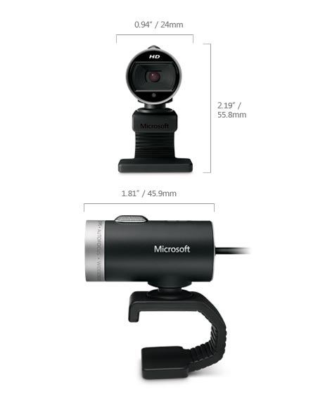 Microsoft LifeCam Cinema Full HD -web-kamera, musta