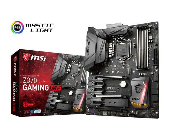MSI Z370 GAMING M5, ATX motherboard