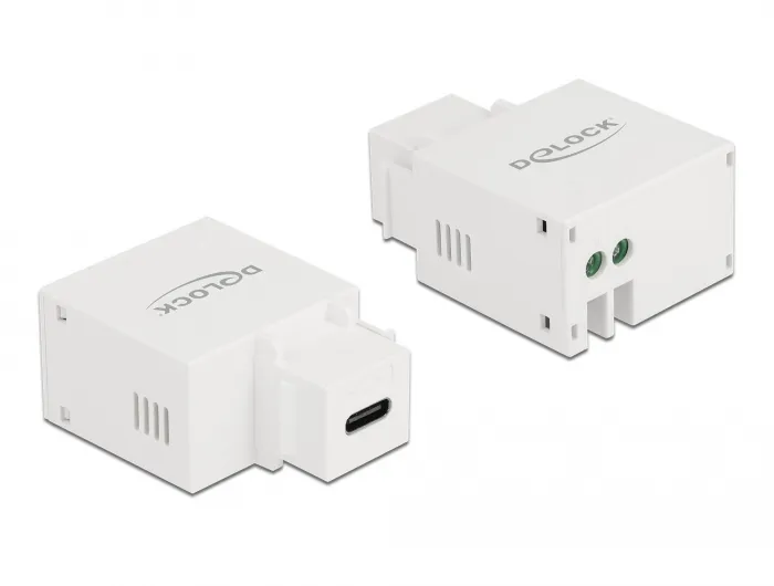Delock Keystone Module USB Type-C Charging Port 2.1 A white