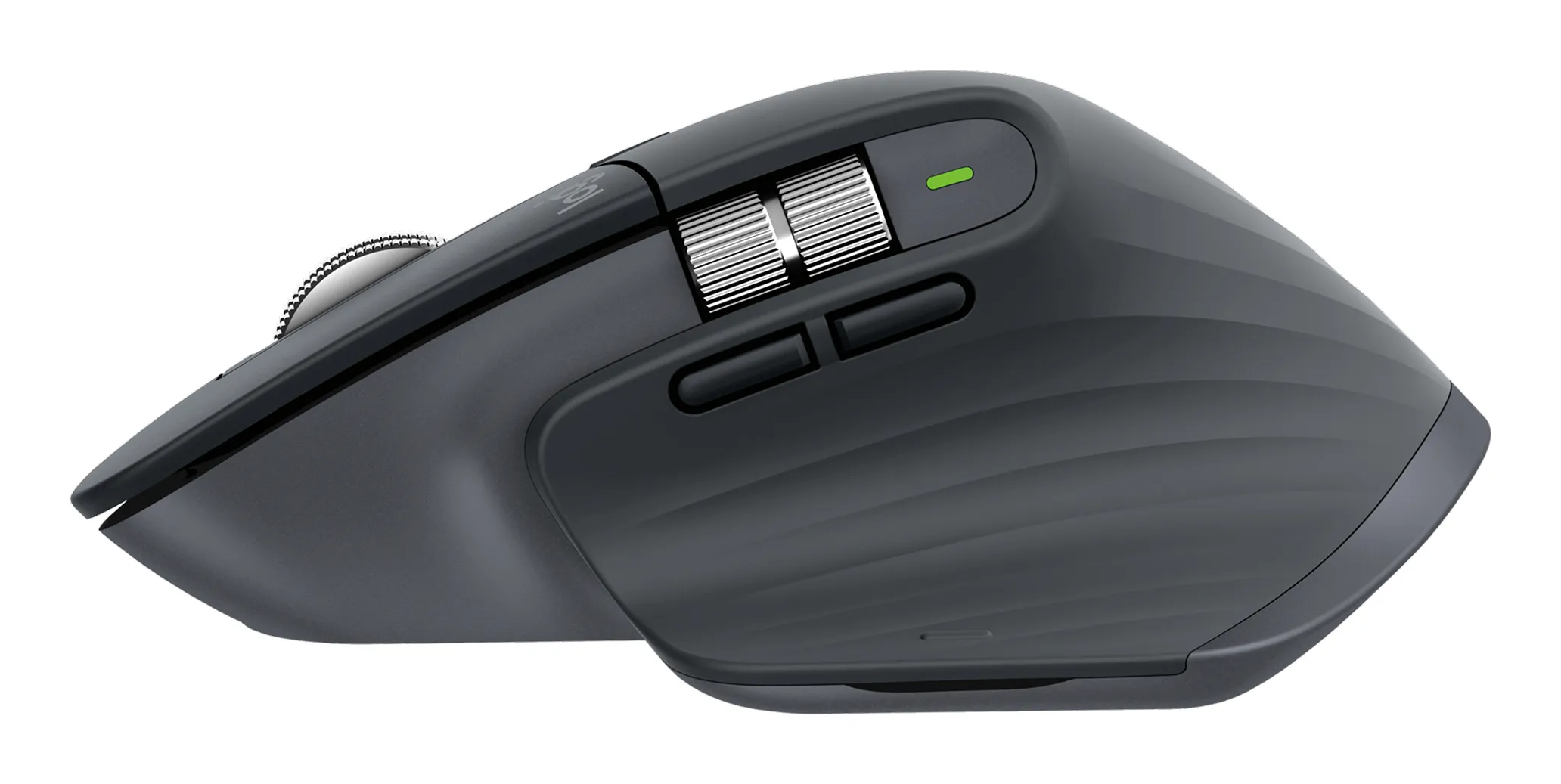 Logitech MX Master 3S tr&aring;dl&ouml;s ergonomisk mus, graphite