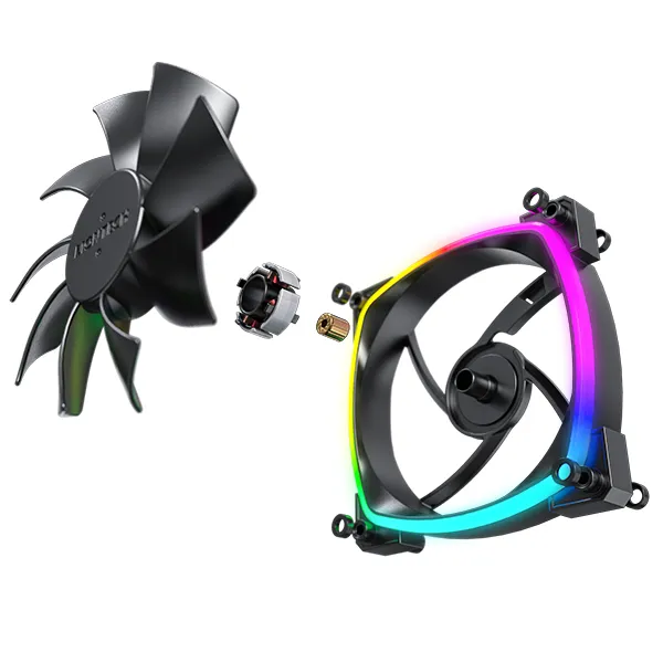 Montech AX PWM ARGB, 120mm - case fan, black