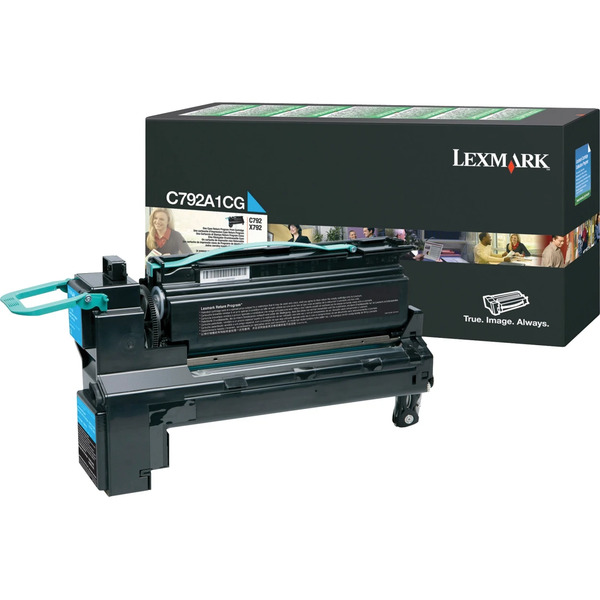 Lexmark C792A1CG toner cartridge, Cyan