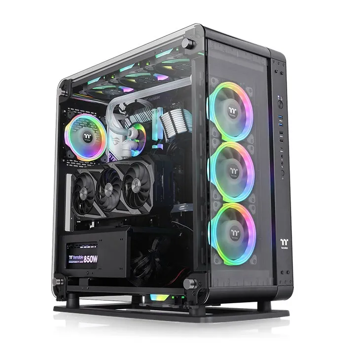 Thermaltake Core P6 Tempered Glass Mid Tower - Mid Tower case, window, Black